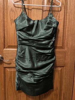 Lunamis Green Size 8 Homecoming Cocktail Dress on Queenly