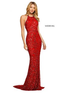 Sherri Hill Red Size 10 A-line Dress on Queenly