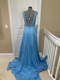 Sherri Hill Blue Size 6 50 Off Ball Gown A-line Dress on Queenly