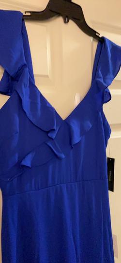Lulus Blue Size 2 Straight Dress on Queenly