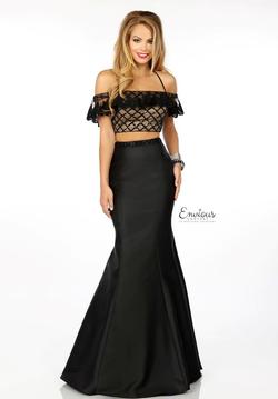 Style 18065 Envious Black Size 4 Mermaid Dress on Queenly