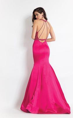 Style 6170 Rachel Allan Pink Size 4 Mermaid Dress on Queenly