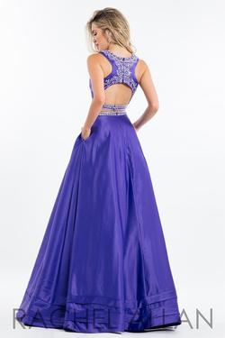 Style 7676 Rachel Allan Purple Size 2 Pageant A-line Dress on Queenly