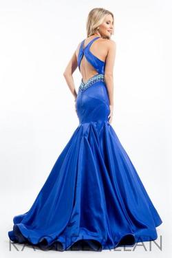 Style 7091 Rachel Allan Royal Blue Size 8 Mermaid Dress on Queenly