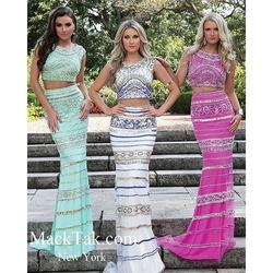 Style 7089 Rachel Allan Pink Size 8 Mermaid Dress on Queenly