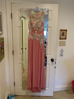 Rachel Allan Multicolor Size 2 Floor Length Straight Dress on Queenly