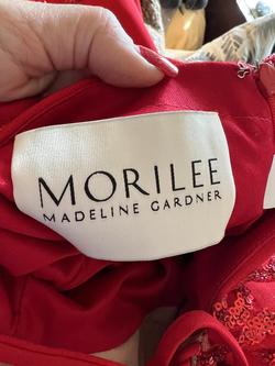 Morilee Red Size 2 Train Mermaid Dress on Queenly