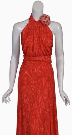 Escada Red Size 6 Ball gown on Queenly