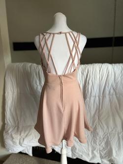 B. Darlin Pink Size 10 Summer B Darlin Midi Cut Out Cocktail Dress on Queenly