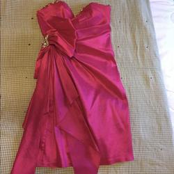 Clarisse Pink Size 2 Sequined Homecoming 50 Off Strapless Cocktail Dress on Queenly