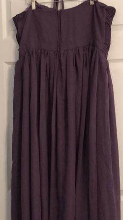 Tevolio Purple Size 18 Black Tie Floor Length Straight Dress on Queenly