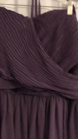 Tevolio Purple Size 18 Black Tie Floor Length Straight Dress on Queenly