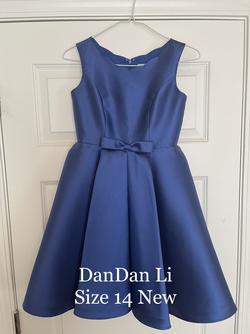 Blue Size 0 A-line Dress on Queenly