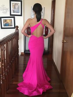 Sherri Hill Pink Size 0 Black Tie Floor Length Mermaid Dress on Queenly