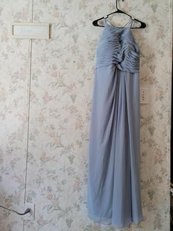 Azazie Blue Size 18 Straight Dress on Queenly