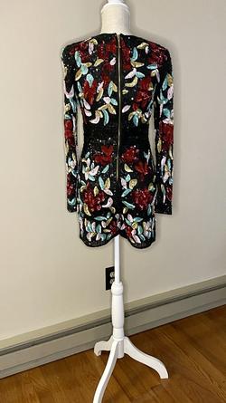 Ieena for Mac Duggal Multicolor Size 6 Sequin Jumpsuit Dress on Queenly
