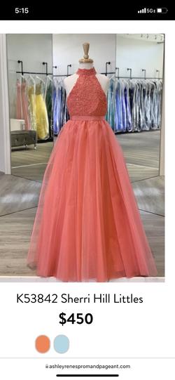 Sherri Hill Orange Size 0 Girls Size Ball gown on Queenly