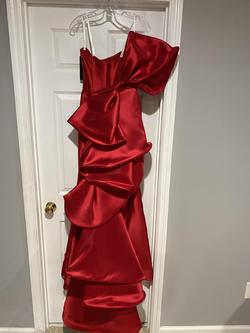 Sherri Hill Red Size 2 Prom Pageant Mermaid Dress on Queenly