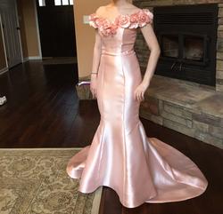 Style 51103 Sherri Hill Pink Size 00 Mermaid Dress on Queenly