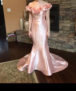 Sherri Hill Pink Size 00 Silk Floor Length Mermaid Dress on Queenly