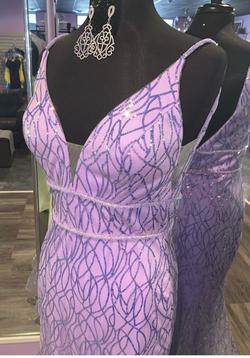 morrell maxie Purple Size 6 Sequin Shiny Straight Dress on Queenly