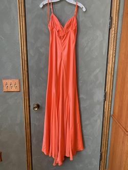 Cache Orange Size 6 Tulle Straight Dress on Queenly