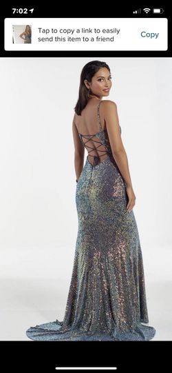 Alyce Paris Multicolor Size 4 Euphoria Side slit Dress on Queenly