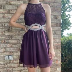 Xtraordinary Purple Size 0 Prom Ball gown on Queenly