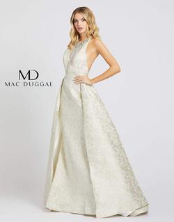 Style 66741 Mac Duggal White Size 8 Ivory A-line Dress on Queenly