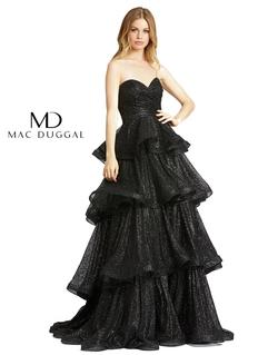Style 67195 Mac Duggal Black Size 2 A-line Dress on Queenly