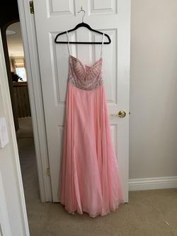 Sherri Hill Pink Size 4 Tulle Ball gown on Queenly