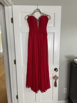 Sherri Hill Red Size 2 Pageant A-line Dress on Queenly