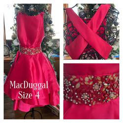 Mac Duggal Pink Size 4 Cocktail Dress on Queenly