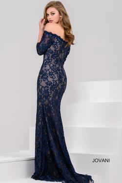 Style 28131 Jovani Blue Size 28 Pageant Straight Dress on Queenly