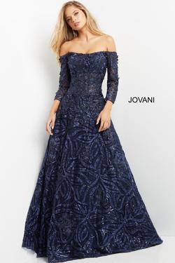 Style 06792 Jovani Blue Size 16 Pageant A-line Dress on Queenly