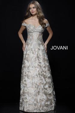 Style 57037 Jovani Gold Size 16 A-line Dress on Queenly