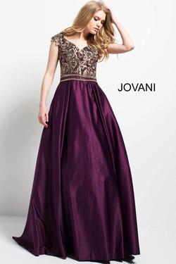 Style 50439 Jovani Purple Size 10 Pageant A-line Dress on Queenly