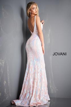 Style 3263 Jovani Light Pink Size 2 Straight Dress on Queenly