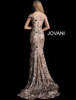 Style 63516 Jovani Gold Size 12 Mermaid Dress on Queenly