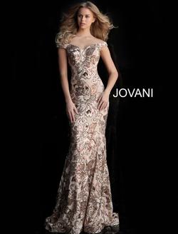 Style 63516 Jovani Gold Size 16 Plus Size Sweetheart Mermaid Dress on Queenly