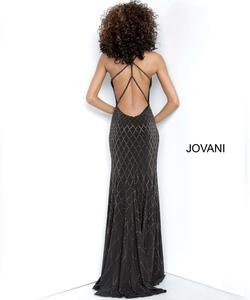 Style 4033 Jovani Black Size 4 Prom Straight Dress on Queenly