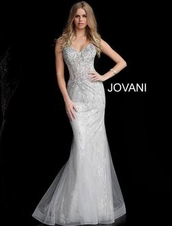 Style 63673 Jovani White Size 00 Straight Dress on Queenly