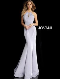 Style 63920 Jovani Purple Size 0 Prom Mermaid Dress on Queenly