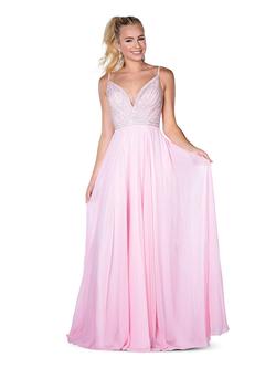 Style 7910 Vienna Pink Size 00 A-line Dress on Queenly