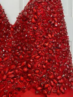 Mac Duggal Red Size 10 Floor Length Black Tie A-line Dress on Queenly