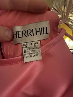 Sherri Hill Pink Size 10 Halter Ball gown on Queenly