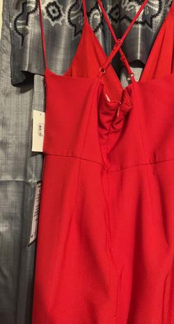 Red Size 6 Jumpsuit Dress on Queenly