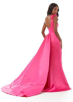 Style 11003 Ashley Lauren Hot Pink Size 2 Overskirt Fitted Ball gown on Queenly
