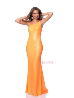 Style 20223 Blush Prom Orange Size 2 Prom Straight Dress on Queenly