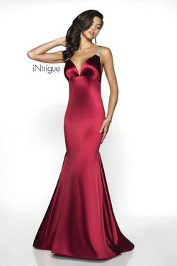 Style 527 Blush Prom Red Size 10 Jersey Mermaid Dress on Queenly